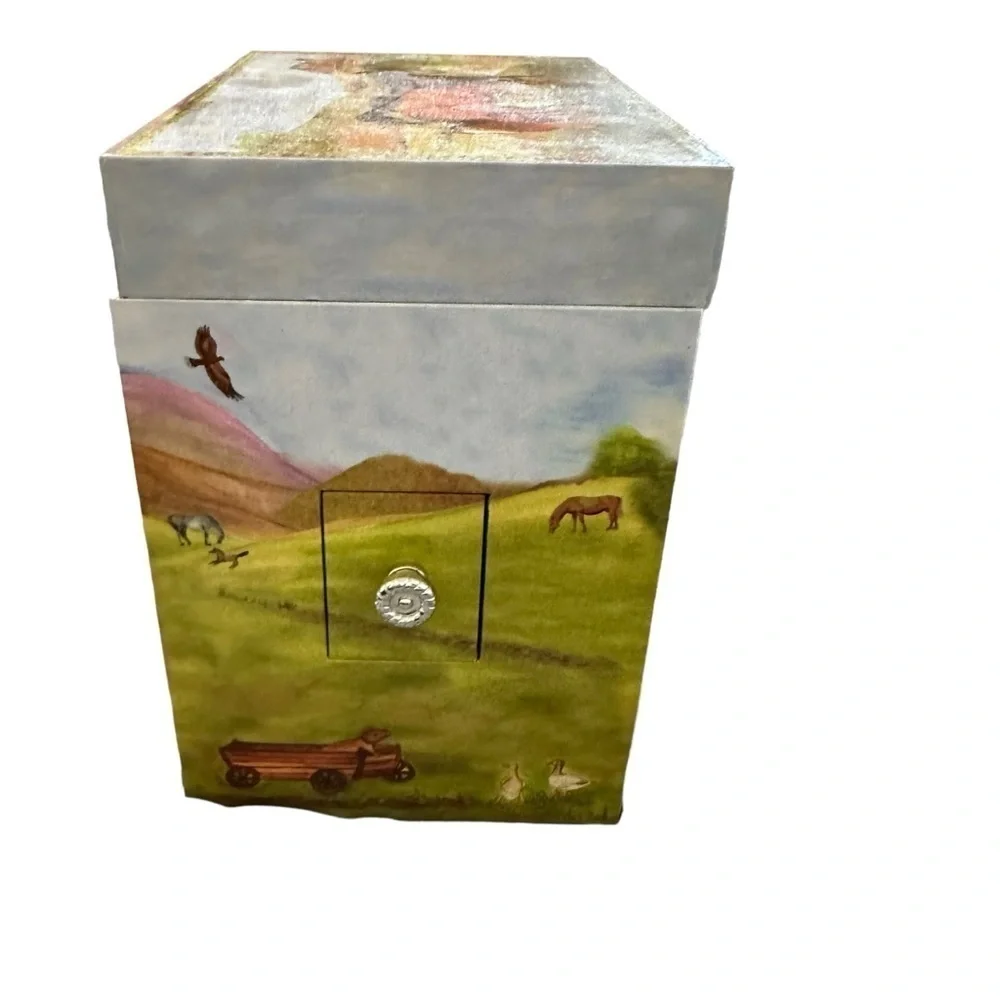 Horse Ranch Music Jewelry Box by Enchantments 2005 My Old Kentucky Home